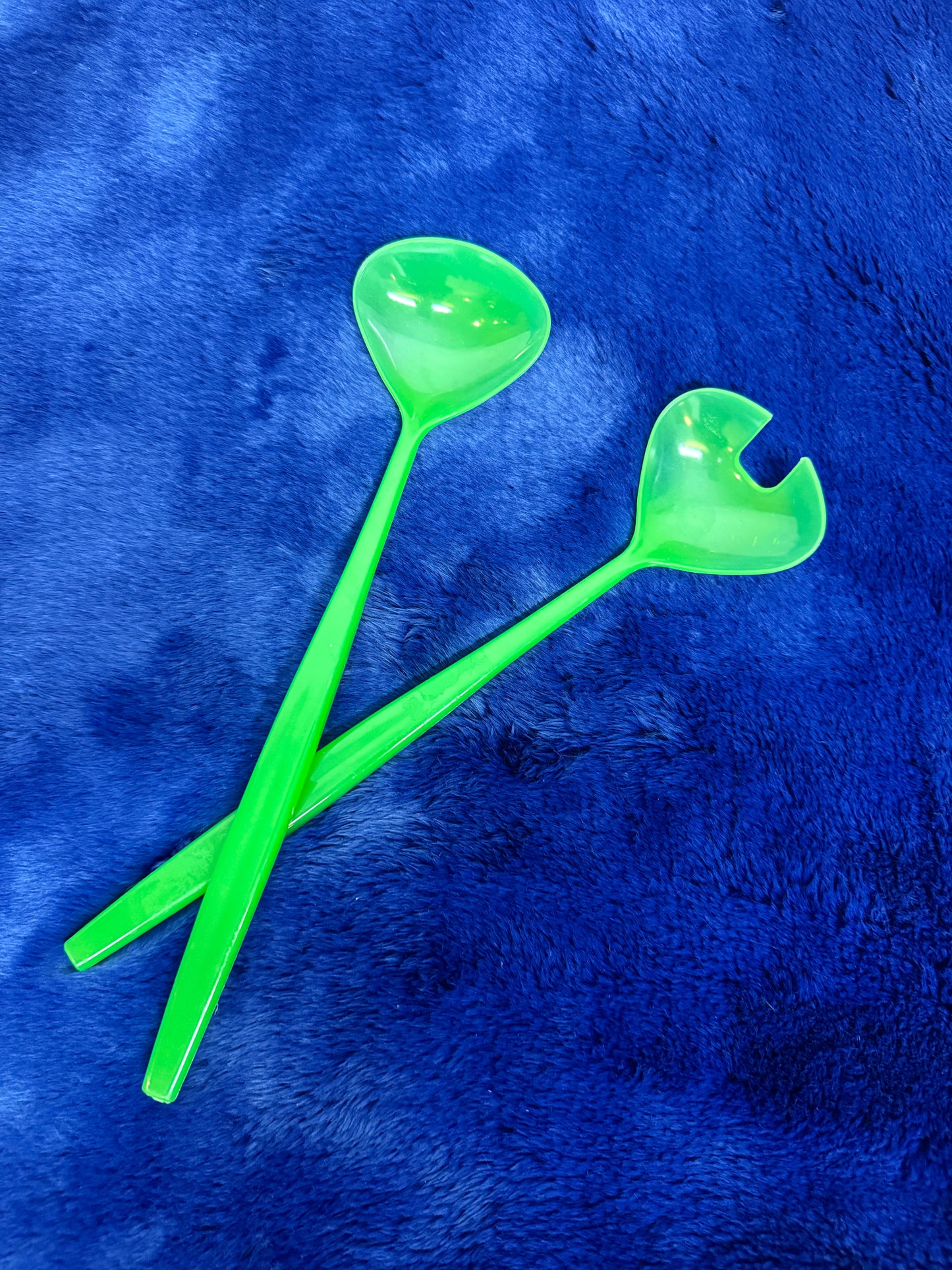 Vintage Decor Australia Neon Green Salad Servers