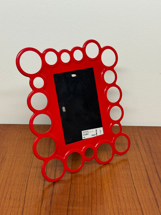 Vintage IKEA OLSBO Red Bubble Frame – 1999 | Stand or Wall Mount
