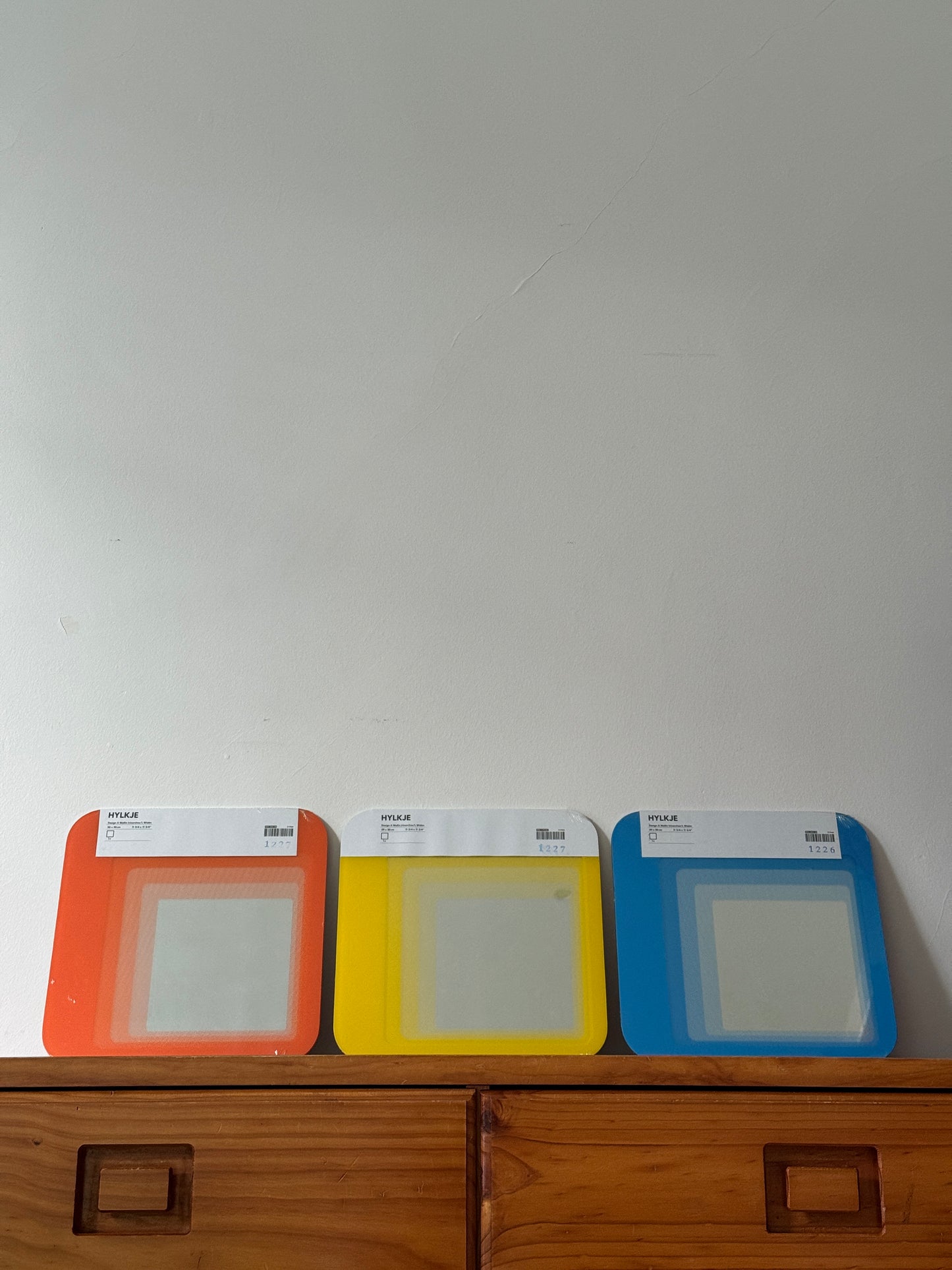 Vintage IKEA HYLLEF Mirrors – Set of 3 (Still in Packaging)