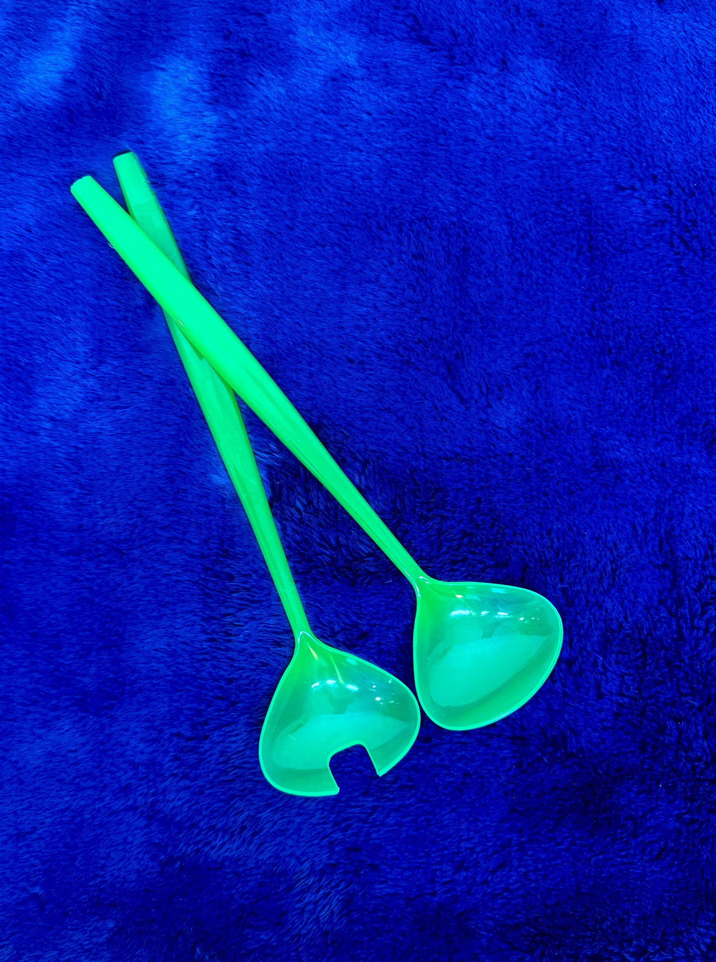 Vintage Decor Australia Neon Green Salad Servers