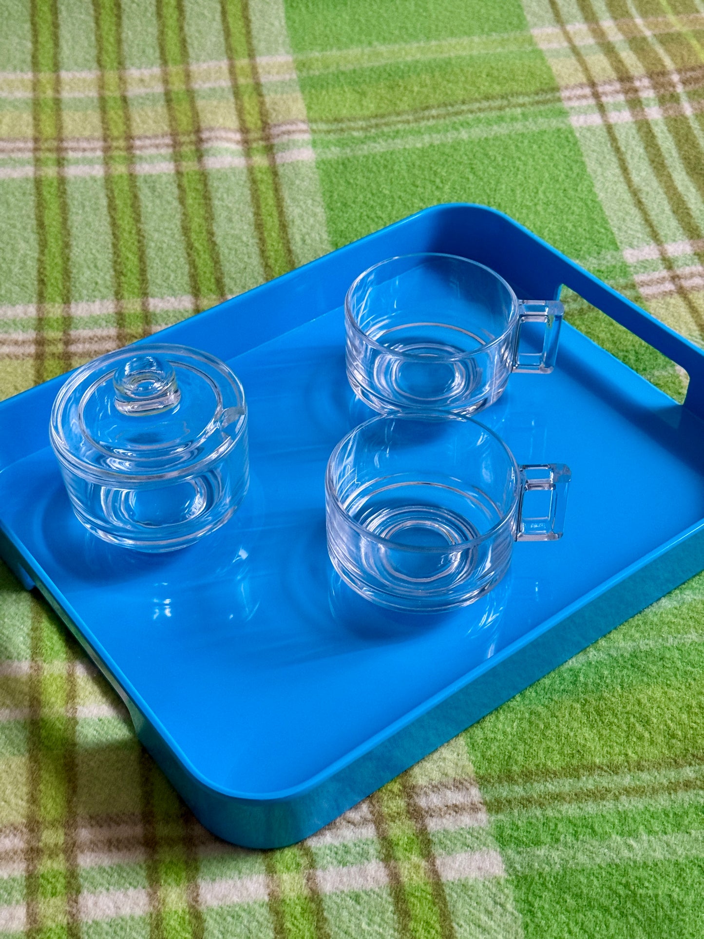 Vintage Joe Colombo Italy Cup & Saucer Set + Sugar Holder – Iconic Mid-Century Design