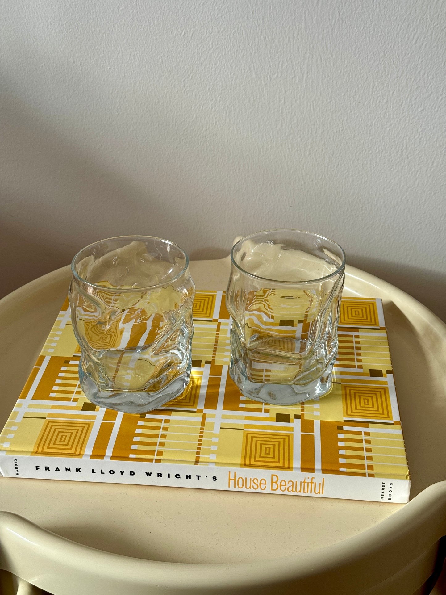 Set of 2 Vintage Bormioli Rocco Clear Glass Tumblers – Italian Made