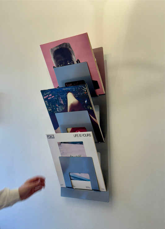 Vintage IKEA Spontan Wall-Mounted Magazine / Record Holder