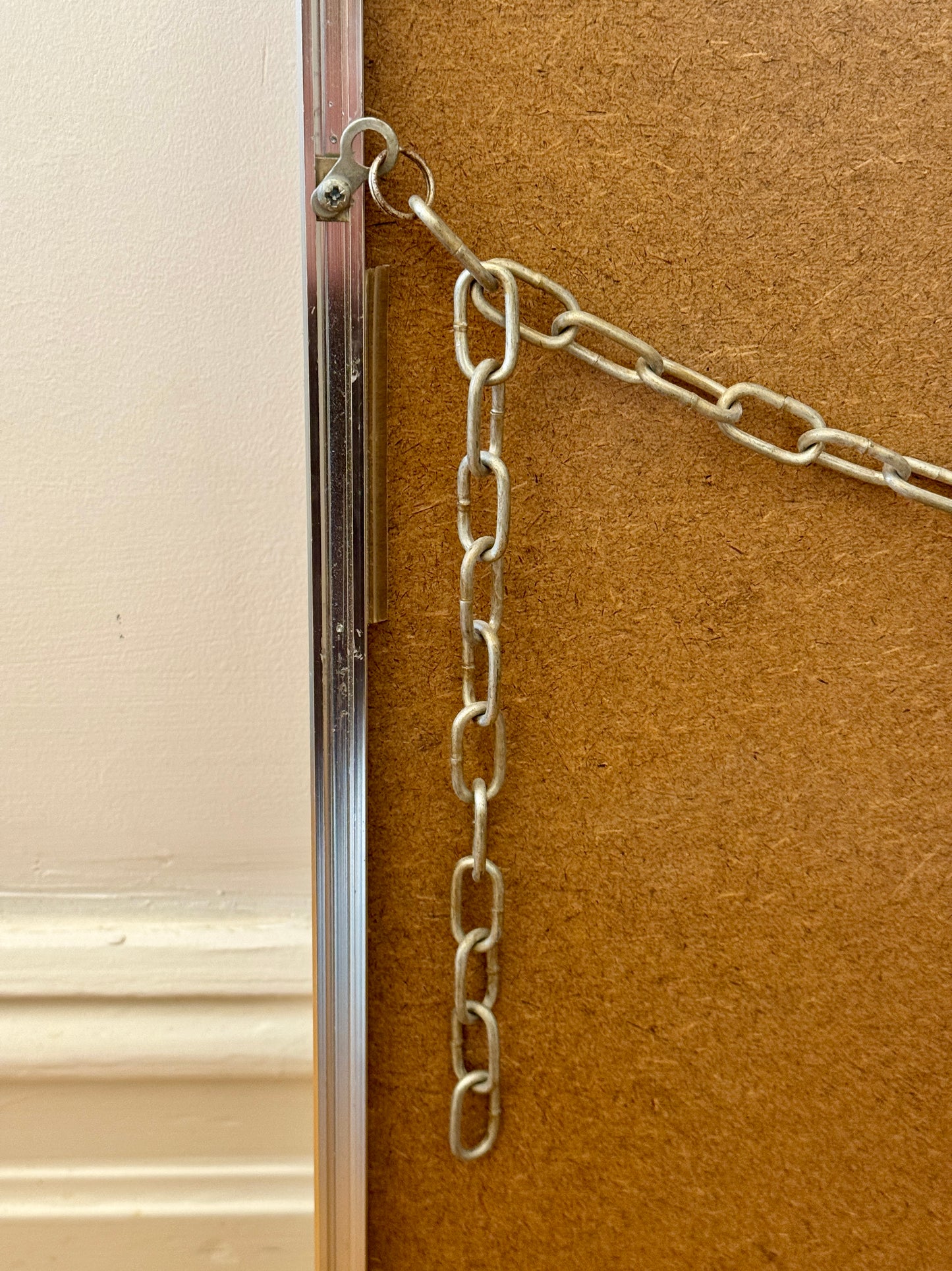 Vintage Champion Mirror with Red and Green Stripes – Made in Australia