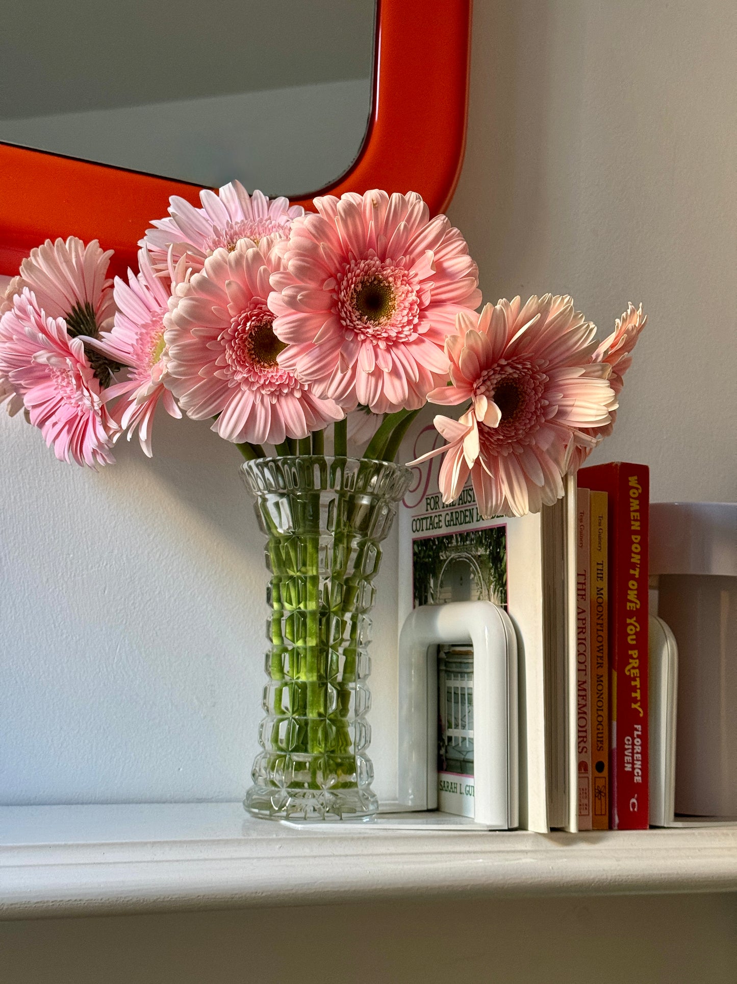 Vintage Cut Glass Vase