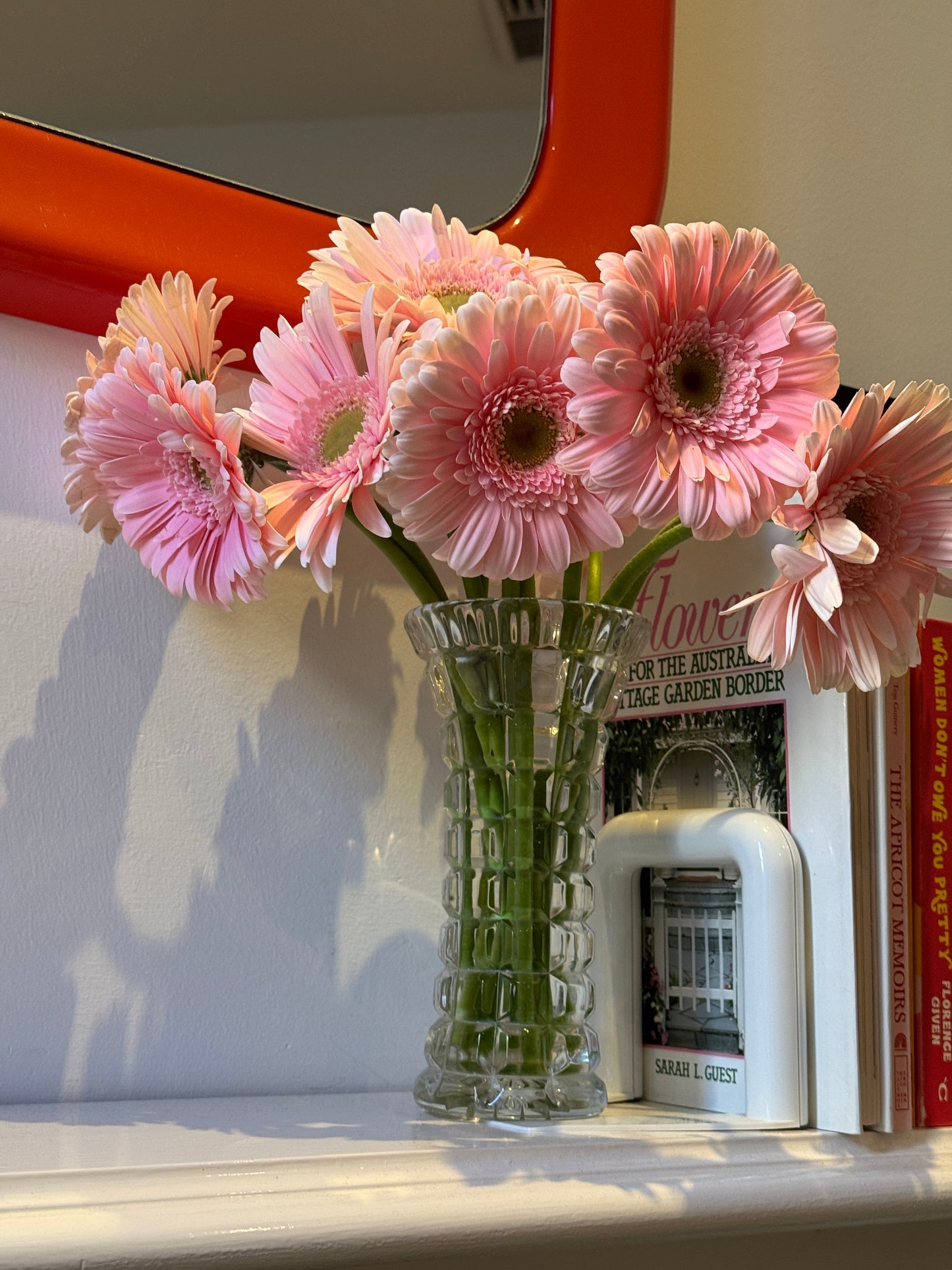 Vintage Cut Glass Vase