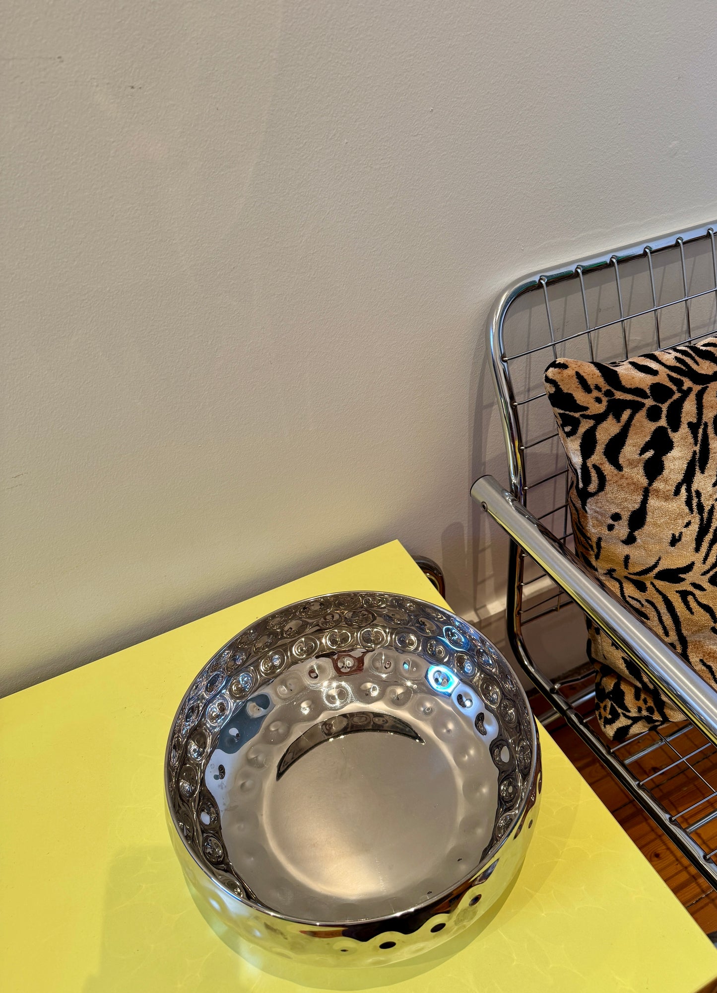 Bolt Hammered Stainless Steel Bowl