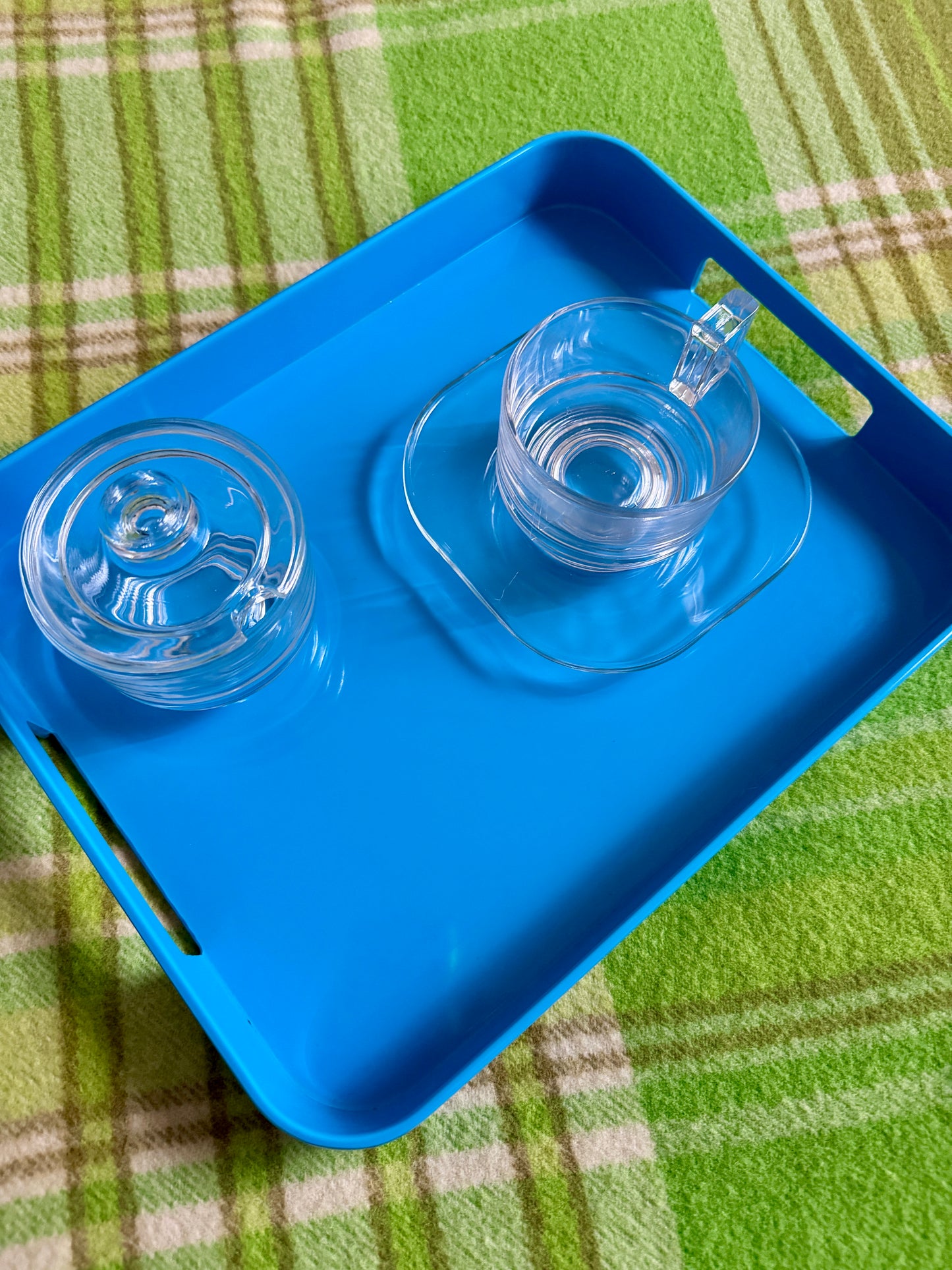 Vintage Joe Colombo Italy Cup & Saucer Set + Sugar Holder – Iconic Mid-Century Design